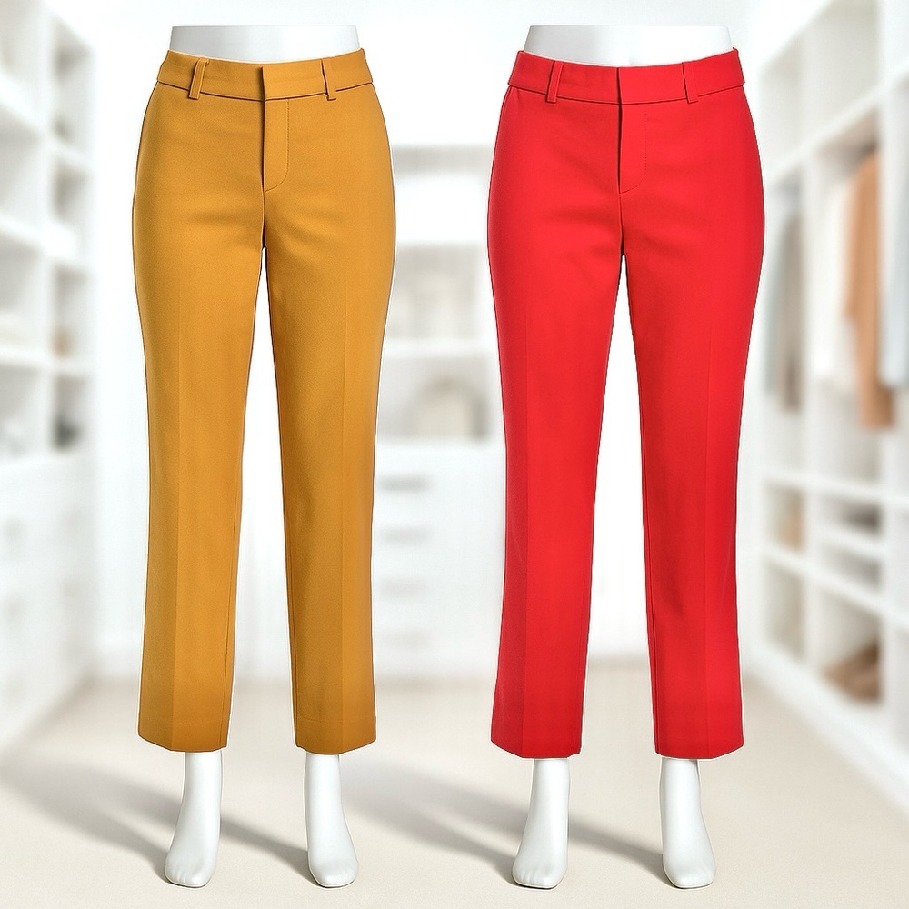 OLD NAVY (Bundle of 2) Women’s Petite Pixie Ankle Chino Pants